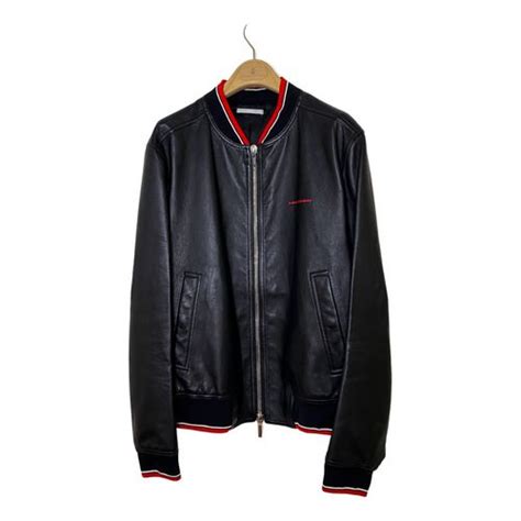 Leather jacket Dior Homme Black size 44 FR in Leather 